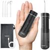 WAFLOO Idropulsore Dentale Portatile, 5 Modalità, Serbatoio 180ml, Impermeabile IPX7, Mini Irrigatore Orale da Viaggio, Water Flosser per Casa e Spostamenti