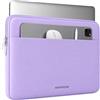RAINYEAR make life easier RAINYEAR Custodia per laptop da 13 pollici per MacBook Air M5 M4 M3 M2 A3449 A3240 A3113 A2681 A2338 A2337 e MacBook Neo A3404; MacBook Pro da 14 pollici e Notebook Chromebook da 13 pollici, Viola