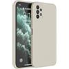 Topme Cover per Samsung Galaxy A33 5G (6.4 Inches) Custodia Case, Protezione Della Pelle Della Custodia in Silicone Tpu - Bianco antico