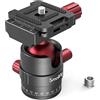 SMALLRIG Mini Treppiede Flessibile a 360° Testa Sferica con Fissaggio a Vite 1/4 per Canon per Sony per Nikon per Panasonic per DSLR, per GoPro, per Smartphone - 3034