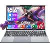 rumlawn PC Portatile 15,6 Notebook 16GB RAM + 1TB SSD, Laptop Office 365 con 12a Gen Alder Lake-N95 Processore, FHD 1080P, Win11 Pro, Touch ID con Tastiera Retroilluminata, USB 3.0 * 2, Wi-Fi 5