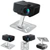 Qacpahucy Supporto per Proiettore da scrivania Supporto multifunzionale per Proiettore da parete rotabile a 360° adatto per soffitto e parete con interfaccia a vite da 1/4 pollice per home theater
