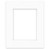 nielsen Conservation Passepartout 1,5 mm, formato esterno 24x30 cm per foto 15x20 cm, bianco puro bianco chiaro liscio