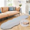 ORINOVA Tappeto Camera da Letto 60x180 cm Grigio Salotto Morbido Tappeto Lavabile Moderno