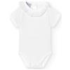 BABIDU Body Neonato Manica Corta 100% Cotone Colletto Prato con Pizzo, Body Neonato Realizzato in Morbido Tessuto Anallergico e Traspirante, Abbigliamento Unisex per Neonato e Bambina, Prima Indossata