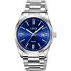 CIVO Orologio Uomo Acciaio Blu: Analogico Impermeabile Orologio da Polso Quarzo Luminoso - Elegante Regalo Uomo