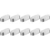 QUARKZMAN 10pz Chiave a Piuma Estremità Rotonda, 8x7x20mm Chiavette Elastiche Acciaio Inossidabile Professionale Chiavetta Parallela per Albero Trasmissione per Industria Meccanica Fissaggi