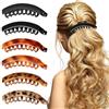 JSTHHTT 6 Fermagli per Capelli a Banana, Banana Clip Pettine per Capelli, Banana Clip per Capelli a Coda di Pesce, Accessori per lo Styling dei Capelli a Incastro, per Donne e Ragazze