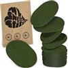MySweetStitch - 10 x Cerotti universali con sensore ovale, per Freestyle Libre 3, Dexcom G7, Omnipod e più, impermeabili, traspiranti, delicati sulla pelle, Olive-Green