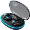 YUYQAQ Auricolari wireless per dormire, con blocco del rumore, comode e invisibili, mini cuffie per dormire sul fianco, streaming di contenuti tramite Bluetooth 5.3, con display digitale a LED e