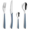 Set Posate Amefa Bistro 24 Pezzi - Blu Denim, Acciaio Inox, Per 6 Persone, Lavabile In Lavastoviglie - Foto 4