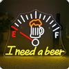 Horseneon I Need a Beer Neon Shield Beer Neon Sign LED Targa in schiuma al neon per camera da letto, bar, cantina del vino per camera da letto, casa, negozio, ristorante, hotel, decorazione