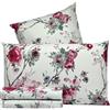 Riad Arredo Set Lenzuola Letto Matrimoniale 100% Cotone PERCALLE - Completo Letto Morbido in Prezioso Percalle (Manal Rosee)