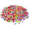 JZK 500 Pezzi 4mm Multicolori Mini fermacampioni Colorati Ferma Campione di Metallo Ferma Campioni Piccoli per lavoretti Carta Scrapbooking