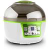 Klarstein VitAir Turbo - Friggitrice ad Aria, 1400 Watt, Camera Cottura 9 L, Grill, Tostatura, Riscaldatore Alogeno a Infrarossi, Programmi Automatici, LCD, Strato Antiaderente, Verde/Bianco