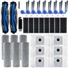 Generic Kit di accessori di ricambio compatibile con aspirapolvere robot Ecovacs Deebot X9 PRO Omni, include 2 spazzole principali + 8 spazzole laterali + 8 filtri + 6 rulli per la pulizia + 6 sacchetti per