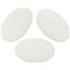 FUNOMOCYA 3 Pezzi Sottobicchiere in Ceramica Tazza Auto Sublimazione Sottobicchieri Vuoti Sottobicchieri Grezzi Per Sublimazione Spazi Vuoti Sottobicchiere Di Legno Bianca