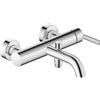 Duravit Balcoon - Miscelatore monocomando per vasca da bagno con sistema di miscelazione in ceramica e antiriflusso, cromato