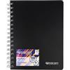 Westcott Blocco a spirale quadrato A5 | 200 pagine Rilegato ad anelli A5 perforato con carta premium 80 g/m² | Blocco note con rilegatura a spirale | E-730891 00