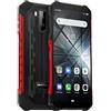 Ulefone Rugged smartphone (2019), Ulefone ARMOR X3 con modalità subacquea, 5.5 cellulari ip68 Android 9.0, Dual SIM, 2 GB di RAM 32 GB ROM, 8MP + 5MP + 2MP, batteria 5000mAh, sblocco viso GPS Rosso