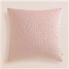 ROOM99 Feel 45 x 45 cm, federa decorativa per cuscino decorativo, stile moderno, camera da letto, soggiorno, velluto, colore rosa cipria