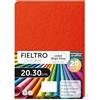 m-office Pannolenci Colorati, Feltro per Lavoretti Creativi, Cucito e Patchwork, Materiale per Scrapbooking e Decorazioni, Set Colori DIY, Ideale Artigianato e Fai-da-te, 40x60cm (Rosso, 5pz)