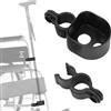 LIZEALUCKY Rastrelliera Per Bastone da Passeggio Per Sedia a Rotelle, 2 Pezzi Pratico Supporto Per Bastone Supporto Per Stampella Accessorio Per Sedia a Rotelle Per Sedie a Rotelle Elettriche Scooter Per Mobilit