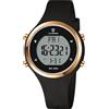 caprock Orologio digitale da donna con display a LED, impermeabile fino a 5 atm, orologio sportivo da donna, orologio sportivo con sveglia/cronometro/luminoso/conto alla rovescia