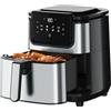 AEG AF6-1-4ST - Friggitrice ad aria senza olio, 3,5 l, display a LED, display touch, 8 programmi, timer 60 min, temperatura massima 180°, acciaio inossidabile, lavabile in lavastoviglie, inox