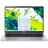 Acer Notebook 14 Display WUXGA Processore Intel Core 3 Ram 8 GB SSD 512 GB Wi-Fi 6E Windows 11 colore Argento - ASPIRE LITE 14 - NX.D3KET.001