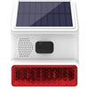 PGST Sirena di Alarme, Sirena da esterno solare con Luce Lampeggiante LED funzionano con sistema di allarme, PG103, PG107, PG108 Compatibile con PE523R