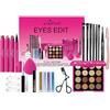 LHLXZQ Set Trucco, Portatile Kit Trucco Viaggio con Ombretti, Correttore, Rossetto, Mascara, Eyeliner e Pennelli Makeup per Occhi, Viso e Labbra, Set Regalo per Donne e Ragazze Principianti#3
