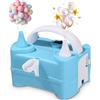PERMUST Pompa Elettrica Palloncini, Gonfia Palloncini Elettrico, Gonfiatore Palloncino, Pompa Per Palloncini Portatile con Doppio Ugello, 2 Modalità di Gonfiaggio, 400W, per Feste, Nozze, Compleanni