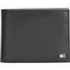 Tommy Hilfiger Uomo Portafoglio Eton con Scomparto Monete, Nero (Black), Taglia Unica