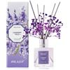 Airkeep Profumatore per Ambienti Lavender Field, Profumatore per Ambienti con 8 Bastoncini di Fragranza, Diffusore di Fragranze per Bagno, Appartamento, Decorazione Della Casa, 100ml