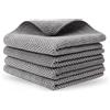 Lunaanda Strofinacci da Cucina,Confezione da 4 Set Strofinacci, Asciugapiatti,Asciugamani Assorbenti,30x30cm Strofinacci Cucina Cotone,Stracci Cucina Per Tavolo da Pranzo Super Assorbenti