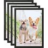 Weikani Picture FrameWeikani Cornice portafoto 30 x 40 cm, cornice in legno nero, set 4, legno nero, telaio certificato può essere installato a parete