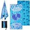 BBWELL Telo Mare Microfibra,Asciugamano da Spiaggia,Telo Mare Antisabbia,Leggero,Asciugatura Rapida,Asciugamano Salvaspazio,Adattoper Spiaggia,Palestra,Viaggi,Sauna