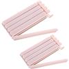 jatimdotin 10 Pezzi Chiudi Sacchetti, 15/12 cm Mollette Chiudi Sacchetti Clip, Chiudi Sacchetti Cucina Riutilizzabile, per Cucina Caramelle Snack Noci Patatine(Rosa)