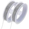 DICOSMETIC 20M Catene di Cavo in Acciaio Inox 1,5x1x0,5mm Collana Catene di Maglie Bulk Bracciale in Metallo Per Donne Uomini DIY Artigianato e Creazione di Gioielli