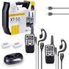 Midland - Walkie Talkie XT50 ADVENTURE, 2 Ricetrasmittenti per Outdoor e Cantieri, 24 Canali PMR446 Senza Licenza, 38 Toni CTCSS, Fino a 8Km, Ricarica Rapida, Autonomia 12H, Ricaricabile con USB