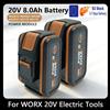 DIXSG Batterie De Rechange Aste Au Lithium-ion D'origine Worx WA3551, WA3553 WX176 WX550 WX386 WXino 3 wxgain, WX800,WU268 20V, 8,0 Ah - Worx 4AhX1