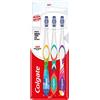 Colgate Spazzolino da denti 360 Whole Mouth Clean Design Edition | Spazzolino a setole morbide | Setole interdentali a punta sottile | Coppe lucidanti aiutano a rimuovere le macchie | Pulitore per
