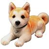ISAKEN Shiba Inu Bambola Peluche Realistico Shiba Inu Cane Cuscin Shiba Inu Cane Puppy Doll Cuscino Morbido Bambola di Peluche Akit Cuscino Peluche Giocattolo Farcito per Bambini di Compleanno