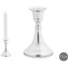 ARTE REGAL PORTACANDELA 12CM ARGENTATO