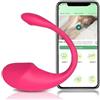 PassioneSegreta Vibratore Controllabile da App - Stimolatore Vaginale Donna con 10 Modalità, Ricaricabile USB, Silenzioso, Impermeabile, Silicone Medico - Sex Toy a Distanza PassioneSegreta