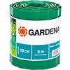 Gardena Recinzione per prato altezza 20 cm: Delimitazione per il prato, idonea anche per aiuole, 9 m, plastica di alta qualità, verde (540-20)