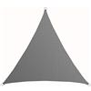 AMANKA Tenda da Sole UV - 3x3x3 Triangolo HDPE - Telo di Protezione Solare Balcone Giardino Grigio