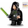 LEGO Star Wars: Luke Skywalker Jedi con mano nera, capelli e spada laser