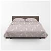osama home GUZZINI Botanical - Completo Letto Matrimoniale Lenzuola Matrimoniali Cotone 100% Organico 240x280 + Lenzuolo con Angoli Matrimoniale Coprimaterasso Sotto 180x200 + 2 Federe Cuscino Letto 50x80